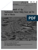 Marine Mammals of T Southeastern United ST Gulf of Mexico D A e