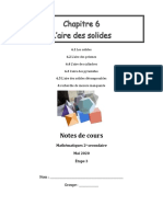 Notes de Cours - Les Solides - Chapitre 6