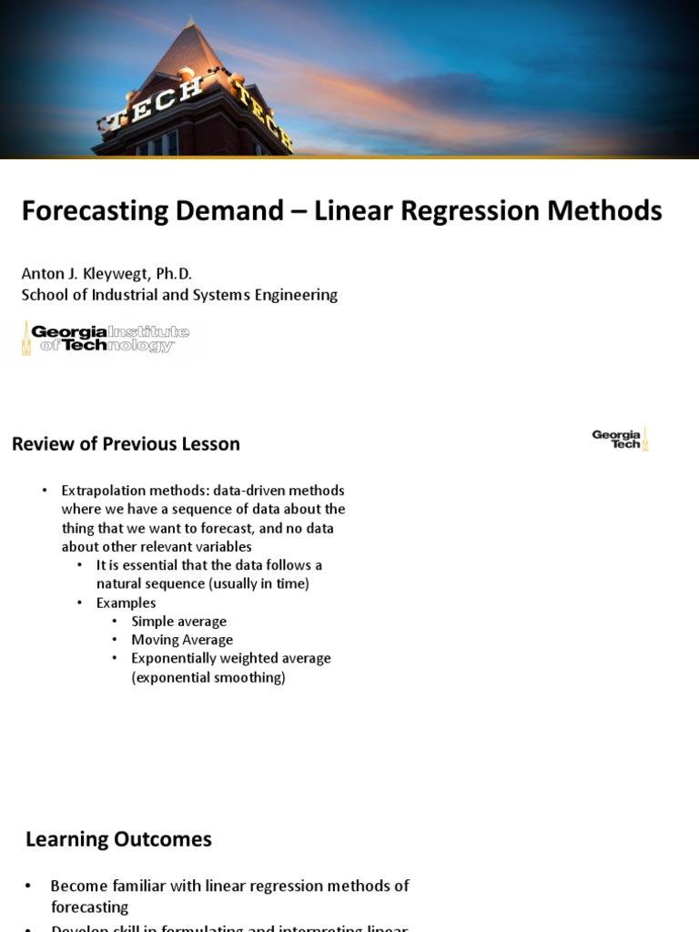 Linear regression methods pdf errors and residuals regression