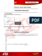 Funciones especiales en álgebra