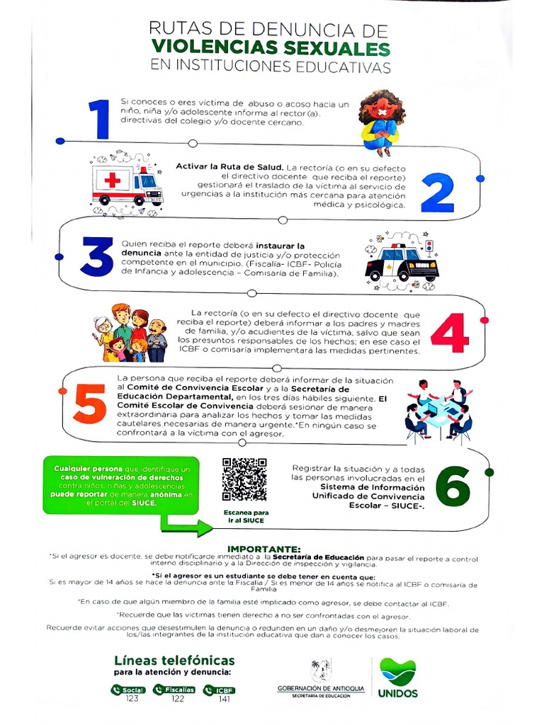 Ruta Denuncia Violencia Sexual | PDF