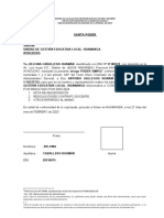 Formato de Carta Poder Simple