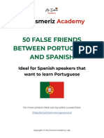 Mia Esmeriz Academy 50 False Friends Between Spanish and Portuguese