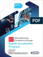 Manufacturing Excellence through Digital Accelerator Program