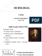 Sociologia: 3 Série Locke E Rousseau