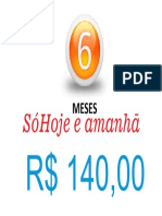 Promoção SóHoje e amanhã por R$1