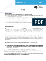 Evaluación Permanente #01: Instrucciones: Contrario La Actividad No Será Corregida