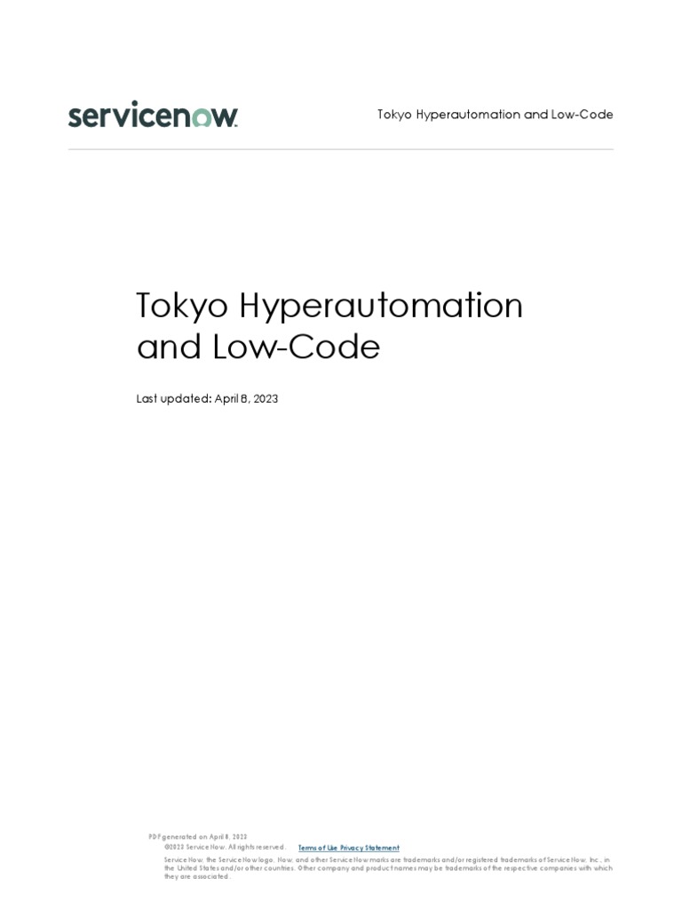 Tokyo hyperautomation and low code 4 8 2023 2 pdf trademark