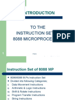To The Instruction Set of 8088 Microprocessor: Courtesy: DR Arshad Aziz Pnec