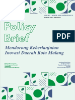 Policy Brief - Inovasi Daerah Kota Malang 1 4