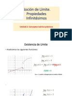 Noción de Límite, Propiedades, Infinitésimos