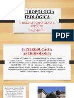 Antropologia Teológica: O Homem Corpo, Alma E Espírito (Salmos 8)