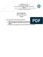 Guía de Inglés No 2: República de Colombia Departamento Del Valle Del Cauca Municipio de Jamundí