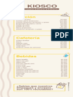 Piscilago Carta Menu Kiosco 2023