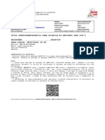 Teste Imunocromatográfico para Pesquisa Do Antígeno Sars-Cov-2 Resultado Negativo DATA COLETA: 08/07/2022 10:38