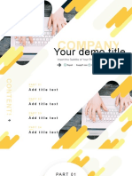 Yellow Creative Business PPT Templates