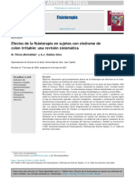 Efectos de La Fisioterapia en Sujetos Con Síndrome de Colon Irritable: Una Revisión Sistemática