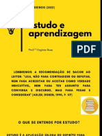 MEDEIROS (2021) : Estudo e Aprendizagem