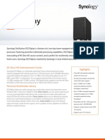 Synology DS218play Data Sheet Enu