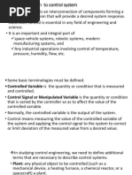 Introduction To Control Engineering