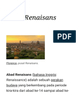 Abad Renaisans - Wikipedia Bahasa Indonesia, Ensiklopedia Bebas