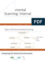 Internal Environmental Scanning - Class