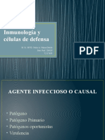 Inmunología y Células de Defensa: M. Sc. MVZ. Carlos A. Palma Dávila Mat. Prof. 206/LP 72517690