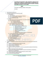 Liquidación contrato construcción reservorio riego Huacachi Ancash