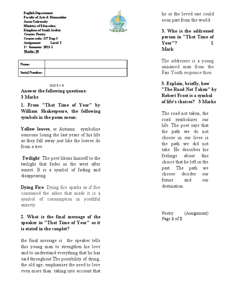 Poetry Hw 1 Pdf Poetry