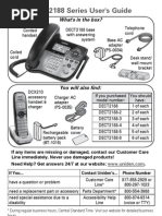 DECT2188 Manual