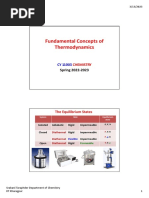 Fundamental Concepts of Thermodynamics: Chemistry