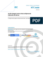 Acción Integral Contra Minas Antipersonal. Liberación de Tierras