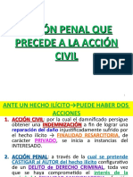 Acción Penal Que Precede A La Acción Civil