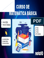 Curso de Matemática Básica: Início: 03/04 Horário: 17h40min Público-Alvo