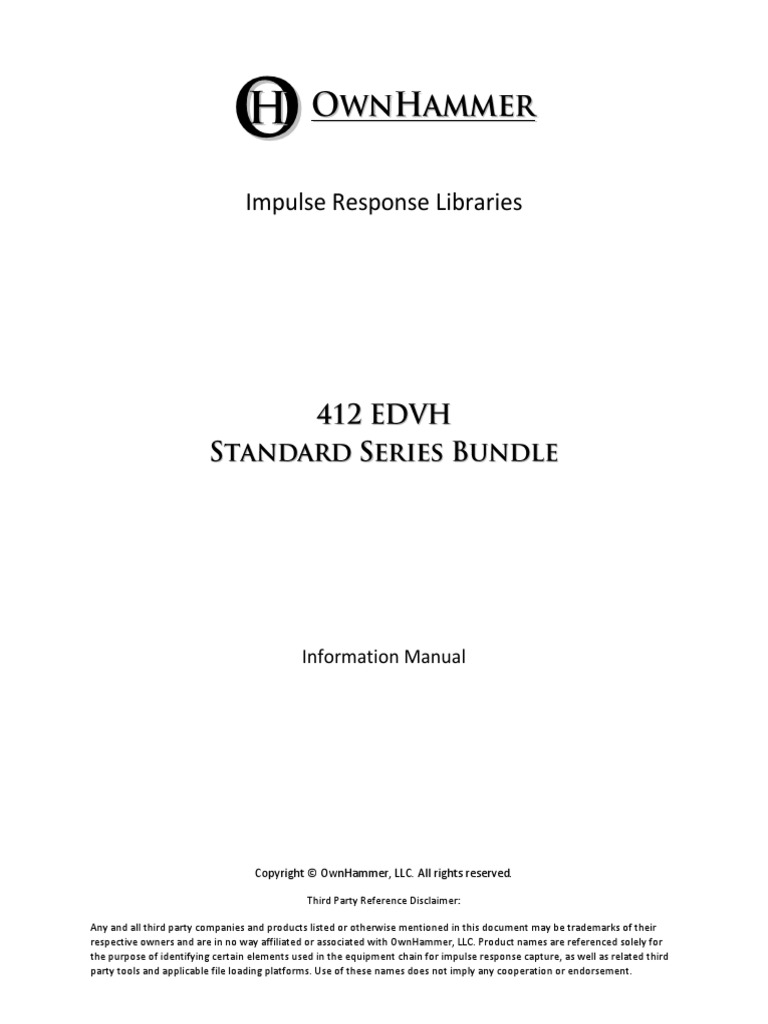 412 EDVH Standard Series Bundle | PDF | Microphone | Loudspeaker