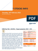 Small Cap Stocks Info: Thursday, 10 February 2022