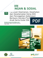 Panduan Keamanan Kesehatan Dan Keselamatan Kerja (K4) Dan Pencegahan Kekerasan Berbasis GenderTerhadap Anak Serta Kode Etik