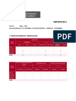 Reporte de Actividades de La Dirección de Salud Sexual Y Reproductiva