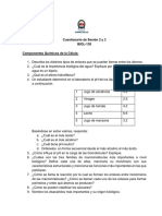 Cuestionario Sesión 2 y 3 - BIOL130