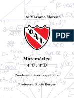 Matemática 4°C, 4°D: Instituto Mariano Moreno