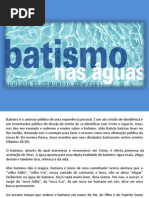 Batismo nas águas