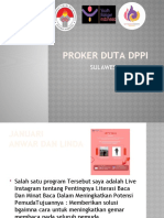 Proker Duta Dppi: Sulawesi Tenggara