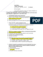 Direitos Constitucionais - Prova Individual