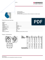 Base semiempotrable para cableados de paso de 32A 230V