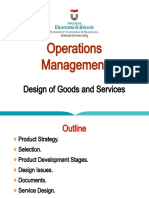 Design of Goods and Services
