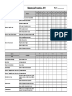 Check List Manutenção Preventiva de Máquina