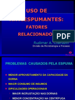 Uso de antiespumantes: fatores relacionados ao consumo e métodos de redução