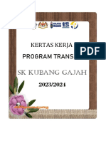 Program Transisi Tahun 1 SK Kubang Gajah 2023/2024