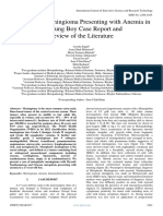 Metaplastic Meningioma Presenting With Anemia in A Young Boy Case Report and Review of The Literature