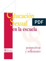 Educacion Sexual en La EscuelaPERSPYREFLEXIONES